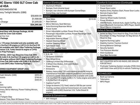 Certified 2021 GMC Sierra 1500 SLT AWD/4WD image 34