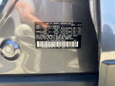 Used 2022 Subaru Outback Limited AWD/4WD image 39