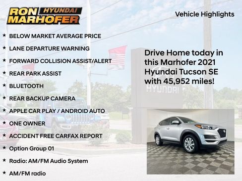 Used 2021 Hyundai Tucson SE FWD image 15