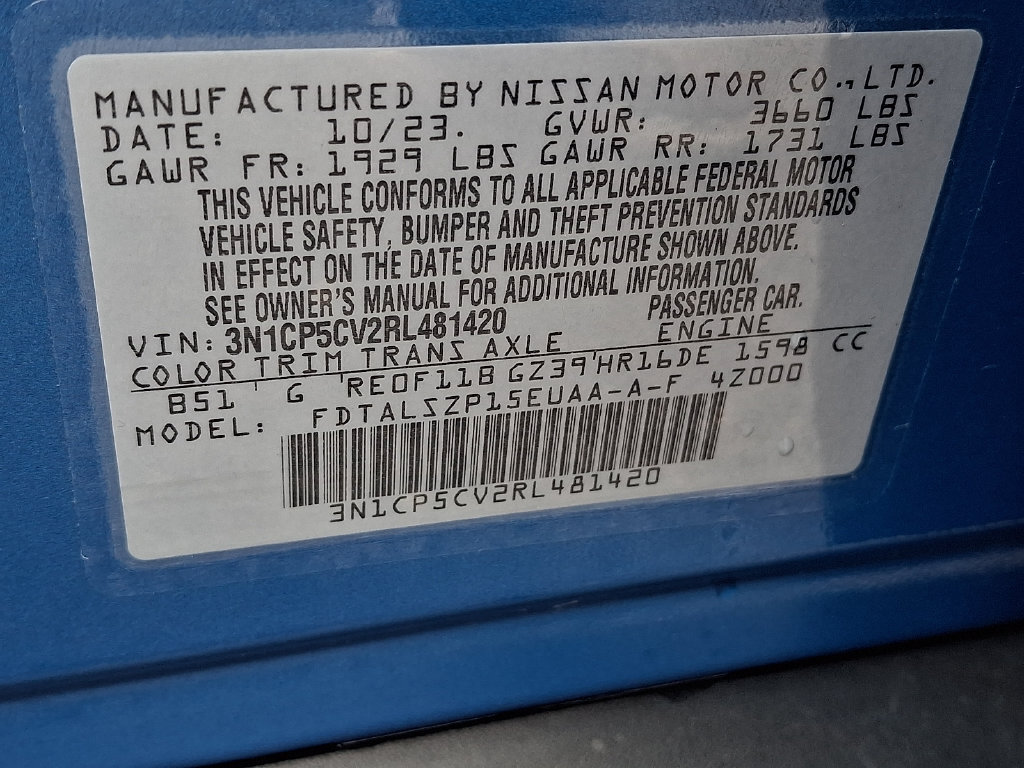 Used 2024 Nissan Kicks SV w/ Exterior Package FWD image 26