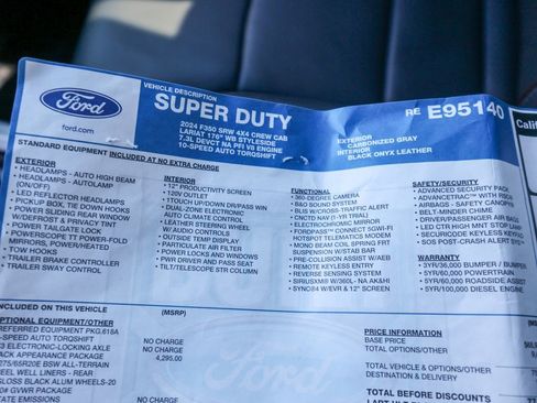 Used 2024 Ford F350 Lariat w/ Lariat Ultimate Package image 42