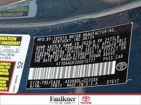 Certified 2025 Toyota Camry SE FWD image 26