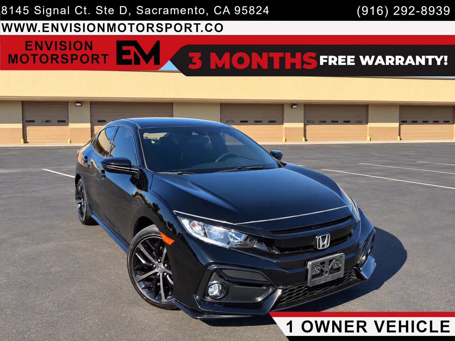 Used 2021 Honda Civic Sport image 1