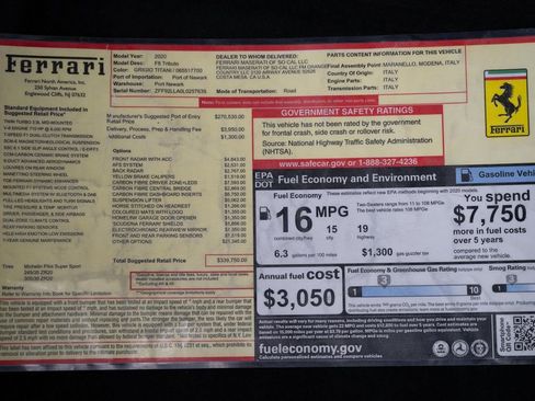 Used 2020 Ferrari F8 Tributo image 59