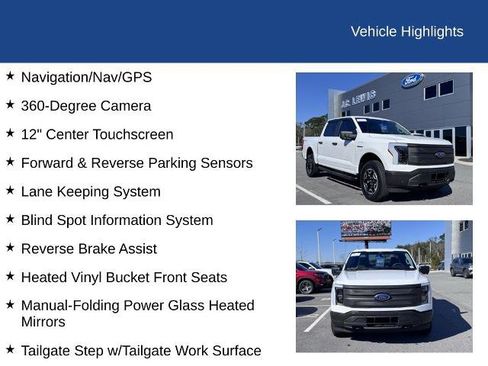 Certified 2023 Ford F150 Lightning Pro w/ Tow Technology Package image 25