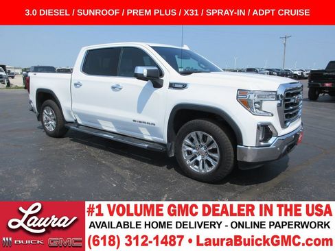 Used 2021 GMC Sierra 1500 SLT w/ SLT Premium Plus Package AWD/4WD image 1