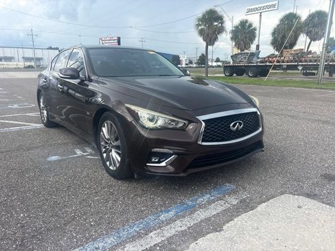 Used 2018 INFINITI Q50 Luxe w/ Essential Package (3.0T Luxe) RWD image 1