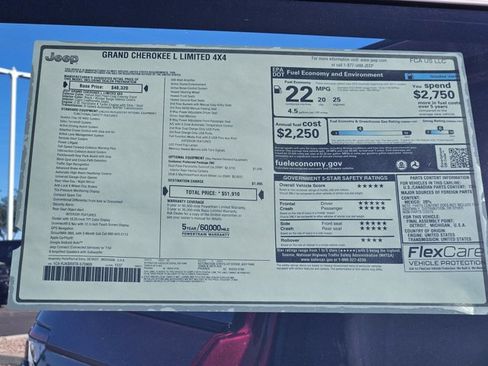 New 2026 Jeep Grand Cherokee L Limited AWD/4WD image 18