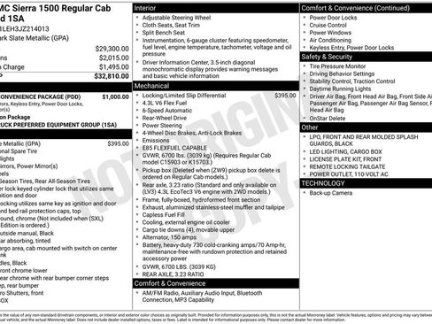 Used 2018 GMC Sierra 1500 2WD Regular Cab w/ Sierra Convenience Package image 5