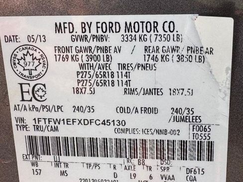 Used 2013 Ford F150 XLT w/ Luxury Equipment Group AWD/4WD image 35