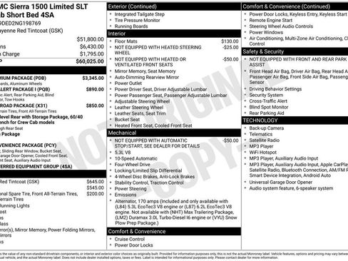 Certified 2022 GMC Sierra 1500 SLT w/ SLT Premium Package AWD/4WD image 11