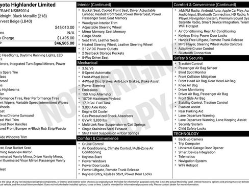 Used 2022 Toyota Highlander Limited image 27