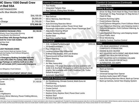 Used 2022 GMC Sierra 1500 Denali w/ Denali Reserve Package image 51