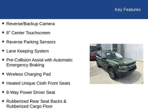 Certified 2024 Ford Bronco Sport Big Bend w/ Convenience Package AWD/4WD image 27