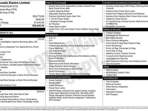 Used 2025 Hyundai Elantra Limited FWD image 3
