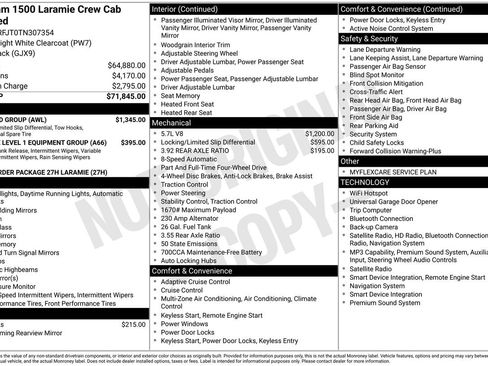 Used 2026 RAM 1500 Laramie w/ Off Road Group AWD/4WD image 3