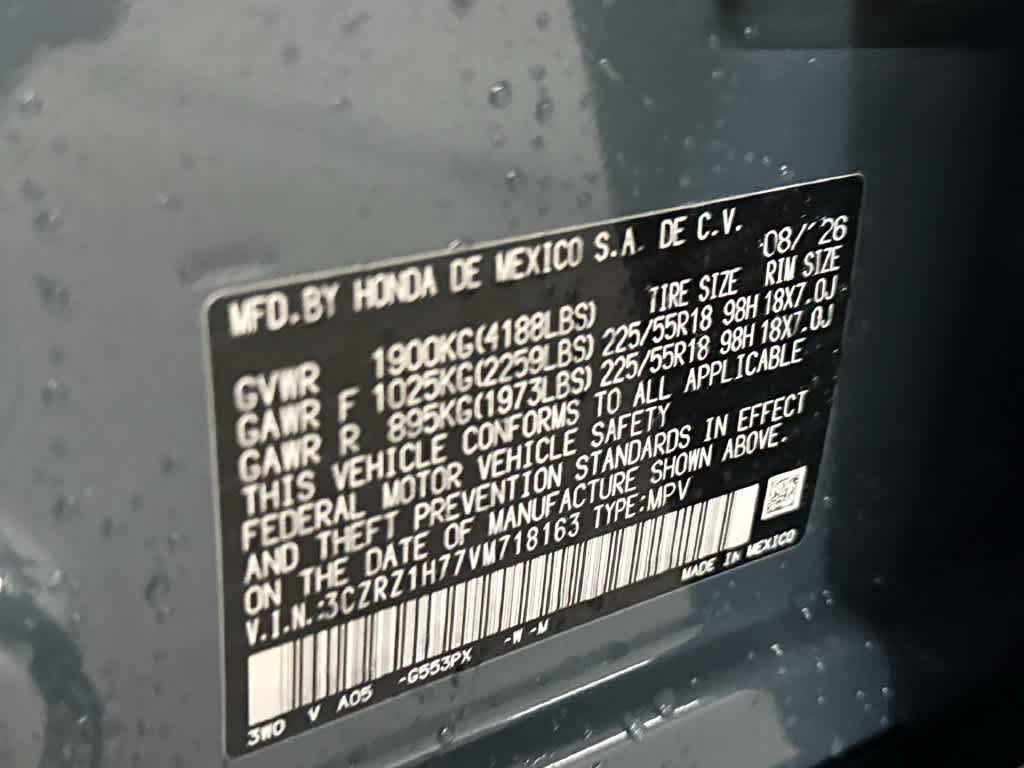 New 2027 Honda HR-V EX-L image 27