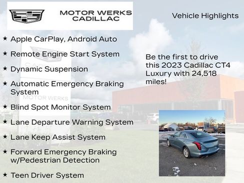 Used 2023 Cadillac CT4 Luxury image 6