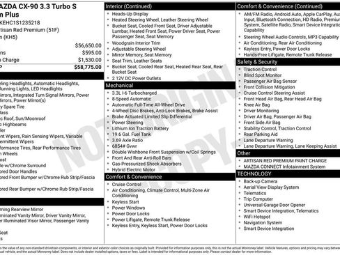 Used 2025 MAZDA CX-90 3.3 Turbo S w/ Premium Plus image 43