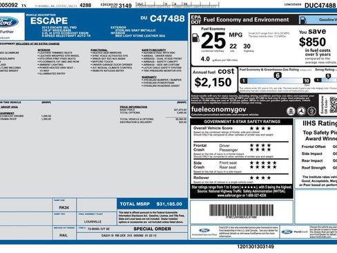 Used 2013 Ford Escape SEL FWD image 32