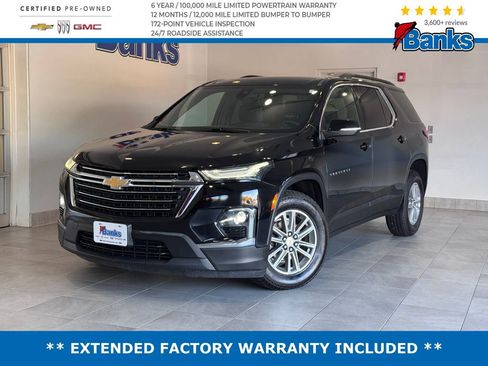 Certified 2022 Chevrolet Traverse LT image 1