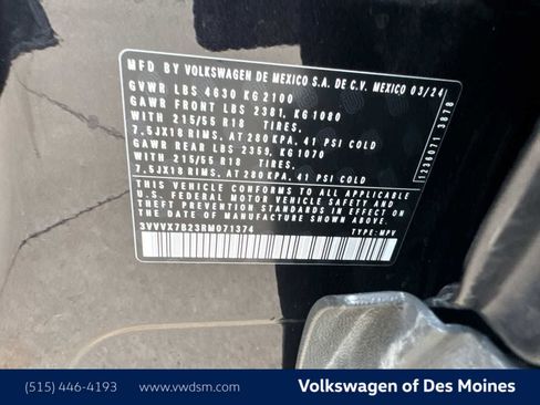 Certified 2024 Volkswagen Taos SE image 21