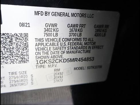 Used 2021 GMC Yukon AT4 w/ Rear Media and Nav Package AWD/4WD image 13