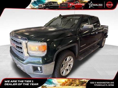 Used 2015 GMC Sierra 1500 SLT w/ Driver Alert Package RWD image 1