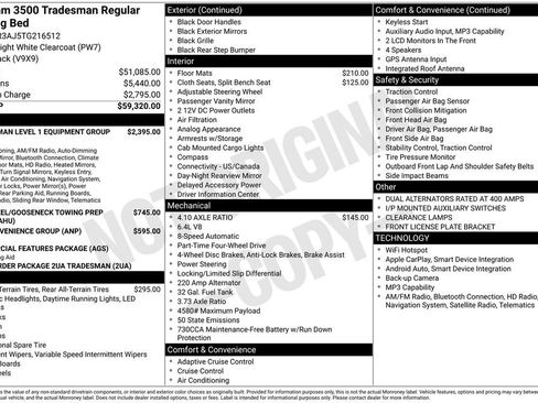 Used 2026 RAM 3500 Tradesman AWD/4WD image 20