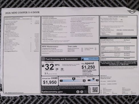 New 2026 MINI Cooper S image 9