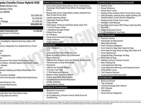 Used 2024 Toyota Corolla Cross XSE w/ Convenience Package image 7
