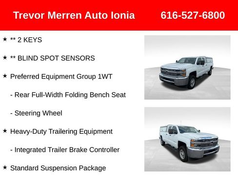 Used 2016 Chevrolet Silverado 2500 W/T w/ WT Fleet Convenience Package AWD/4WD image 14