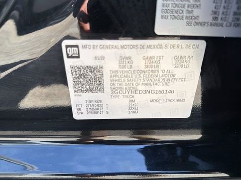 Used 2022 Chevrolet Silverado 1500 High Country image 40