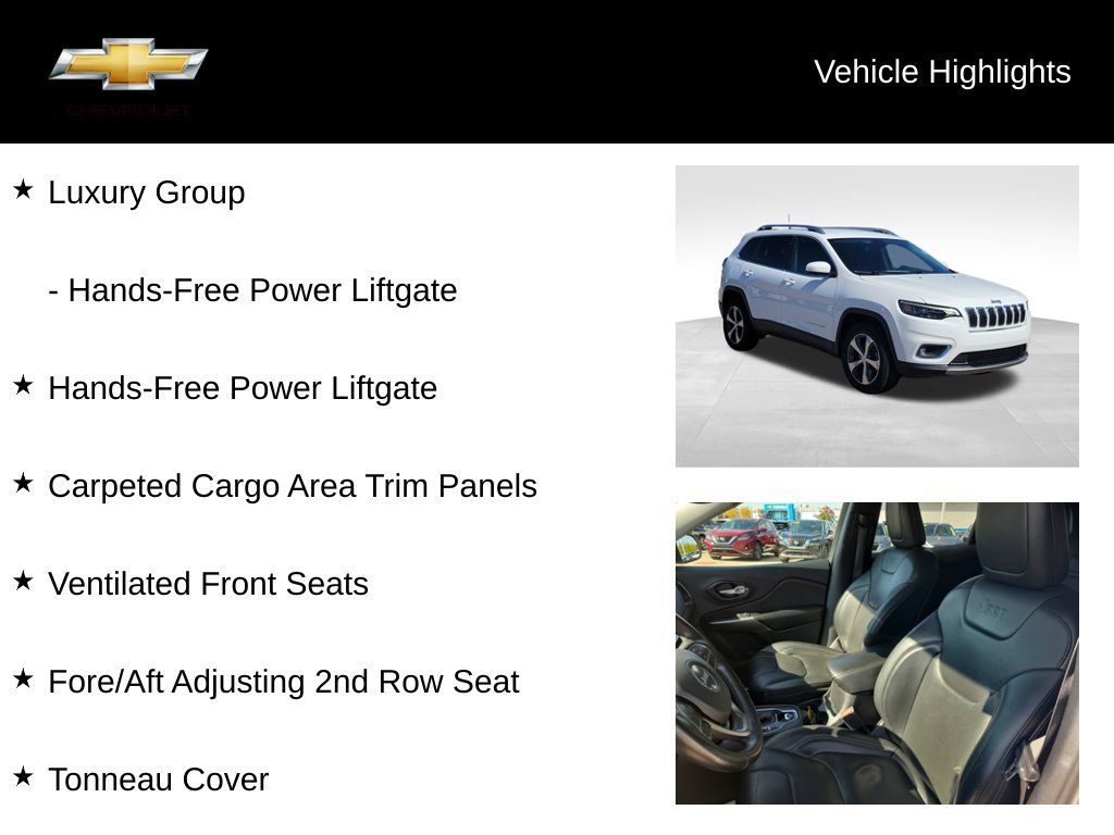 Used 2019 Jeep Cherokee Limited w/ Luxury Group AWD/4WD image 19