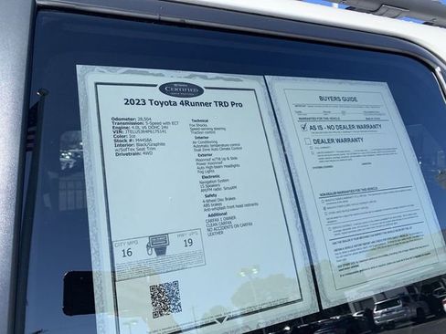 Certified 2023 Toyota 4Runner TRD Pro image 39
