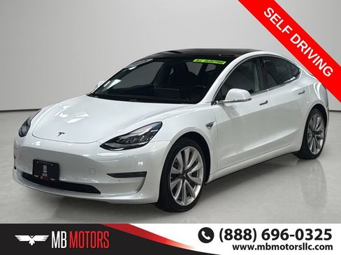 Used 2018 Tesla Model 3 Long Range AWD/4WD image 1