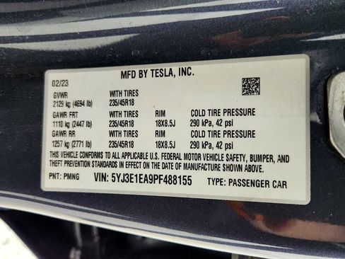 Used 2023 Tesla Model 3 Standard Range image 22