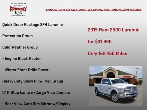 Used 2015 RAM 2500 Laramie AWD/4WD image 5