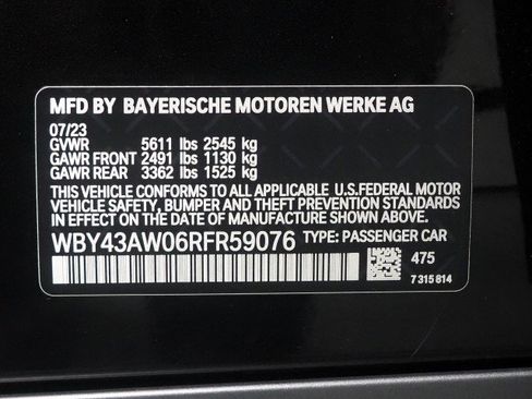 Used 2024 BMW i4 eDrive35 w/ Premium Package RWD image 77