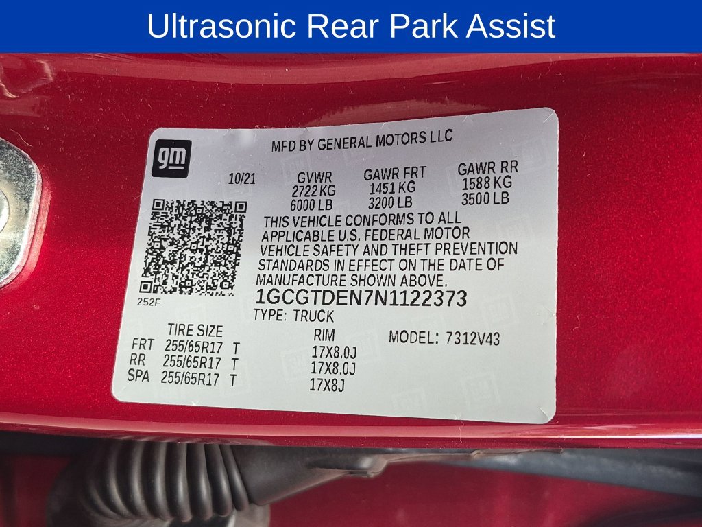 Used 2022 Chevrolet Colorado Z71 AWD/4WD image 11