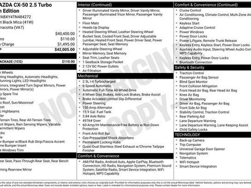 New 2026 MAZDA CX-50 Meridian Edition w/ Cargo Package AWD/4WD image 24