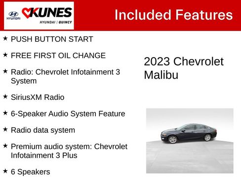 Used 2023 Chevrolet Malibu LT FWD image 3