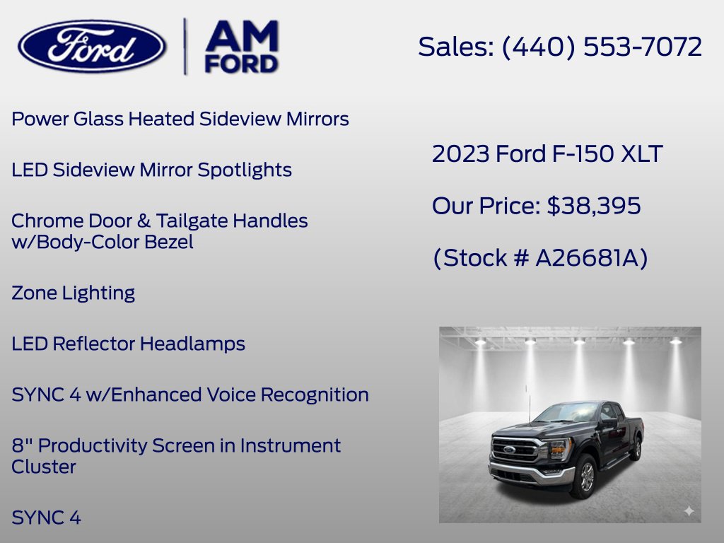 Used 2023 Ford F150 XLT w/ Equipment Group 302A High AWD/4WD image 38