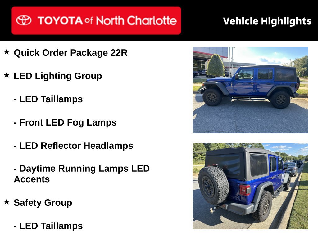 Used 2020 Jeep Wrangler Unlimited Rubicon w/ LED Lighting Group AWD/4WD image 4