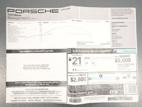 Used 2023 Porsche Macan AWD/4WD image 54