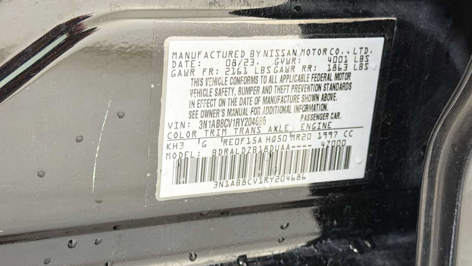 Used 2024 Nissan Sentra SV w/ All-Weather Package FWD image 11