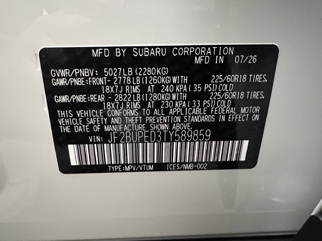 New 2026 Subaru Outback Touring AWD/4WD image 31