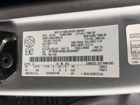 Certified 2020 Ford F150 XLT w/ Trailer Tow Package image 9