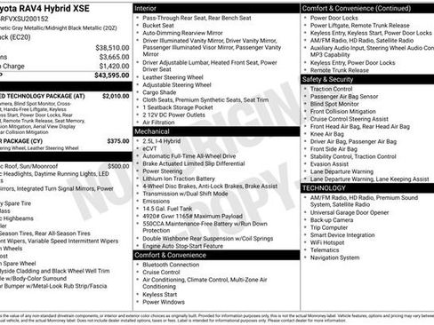 Used 2025 Toyota RAV4 XSE w/ Advanced Technology Package AWD/4WD image 29
