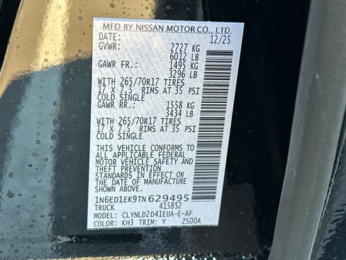 New 2026 Nissan Frontier PRO-4X w/ Pro Premium Package image 34